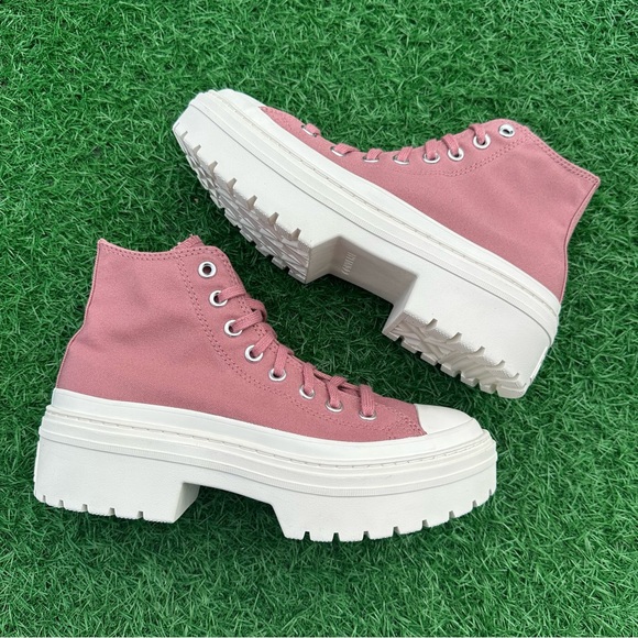 Converse Chuck Taylor All Star Lugged Heel Hi Light Saddle - Picture 12 of 13